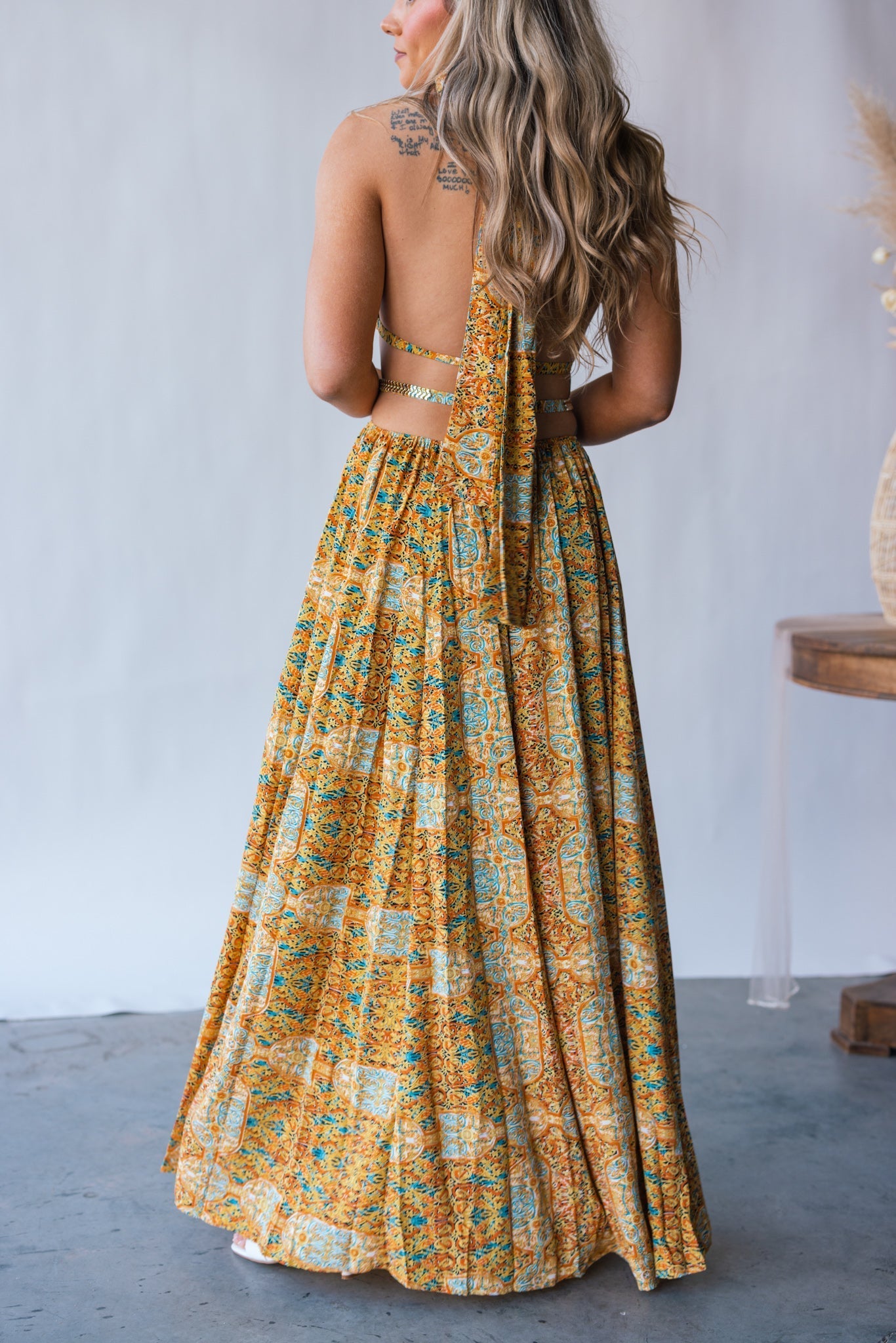 Virgin Islands Maxi Dress (Sunset)