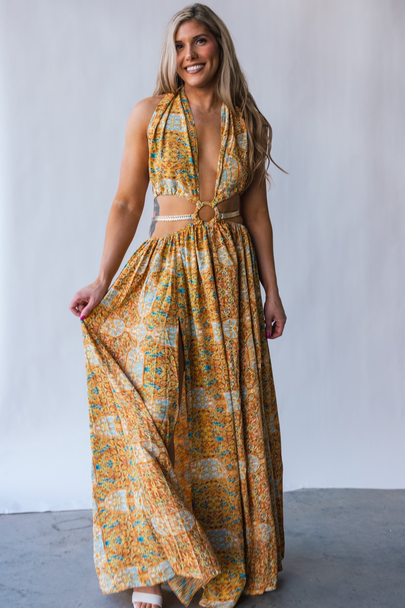 Virgin Islands Maxi Dress (Sunset)