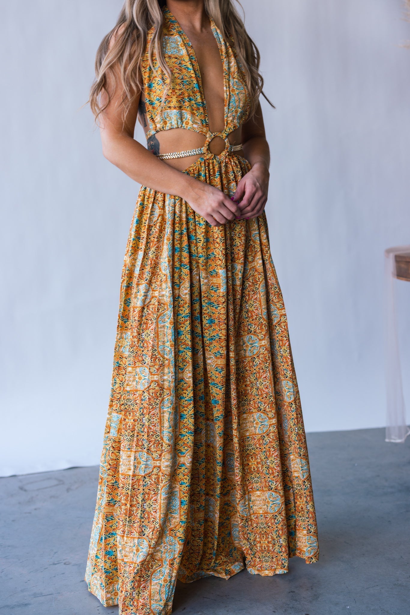 Virgin Islands Maxi Dress (Sunset)