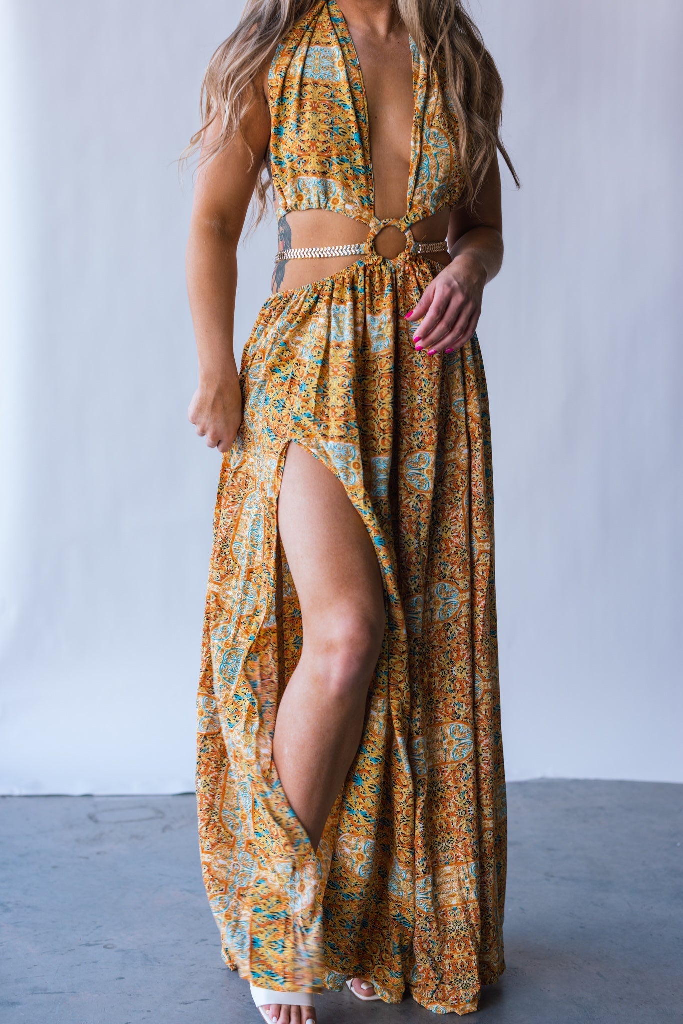 Virgin Islands Maxi Dress (Sunset)