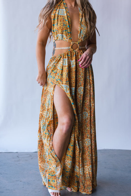 Virgin Islands Maxi Dress (Sunset)