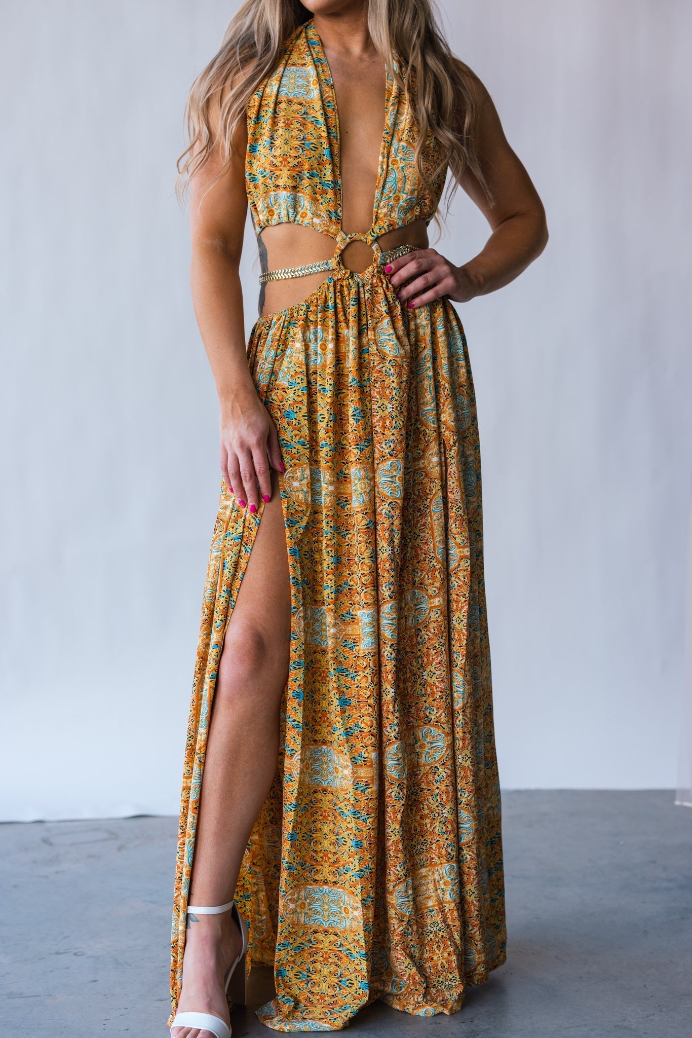 Virgin Islands Maxi Dress (Sunset)