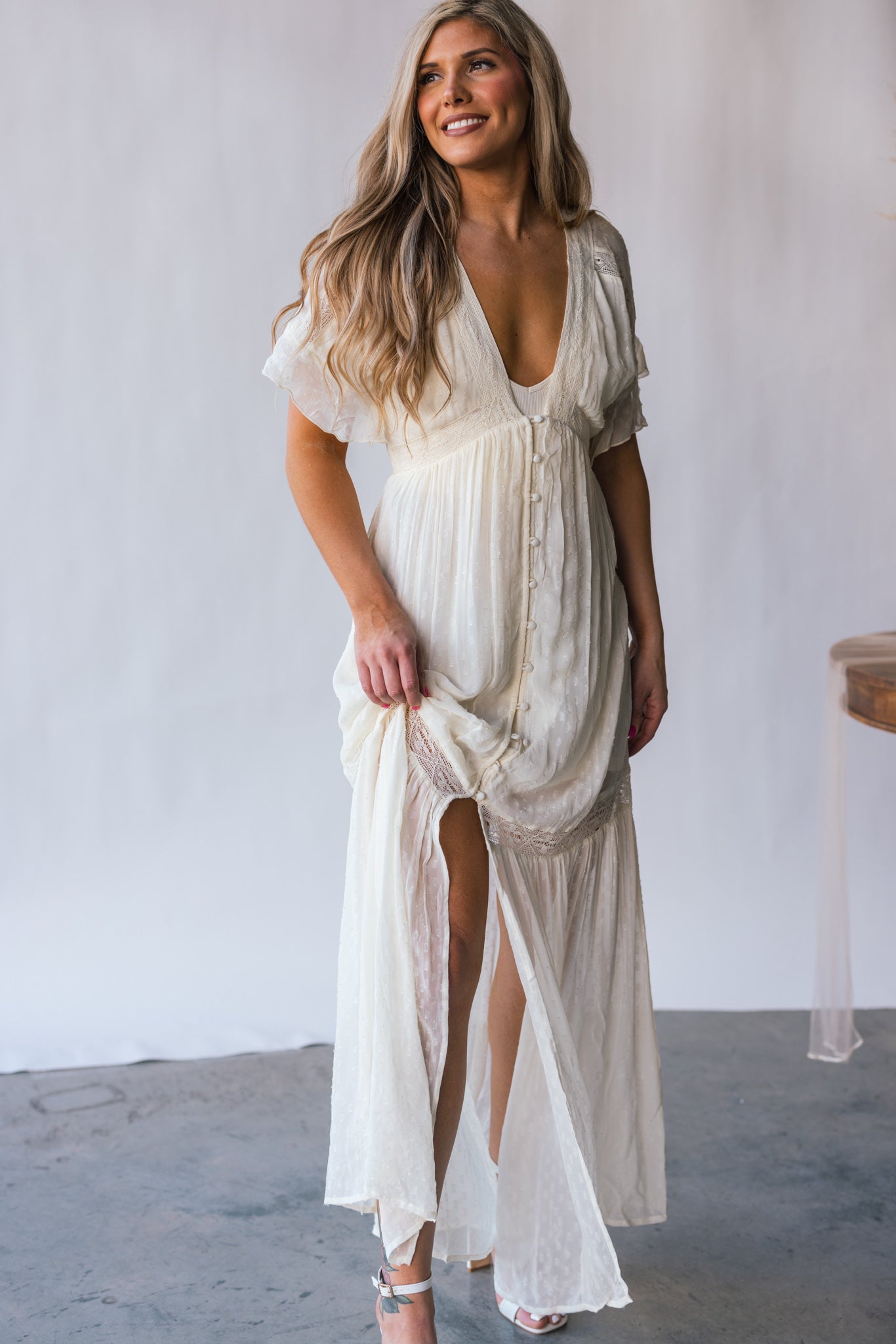 Here She Comes Midi Dress