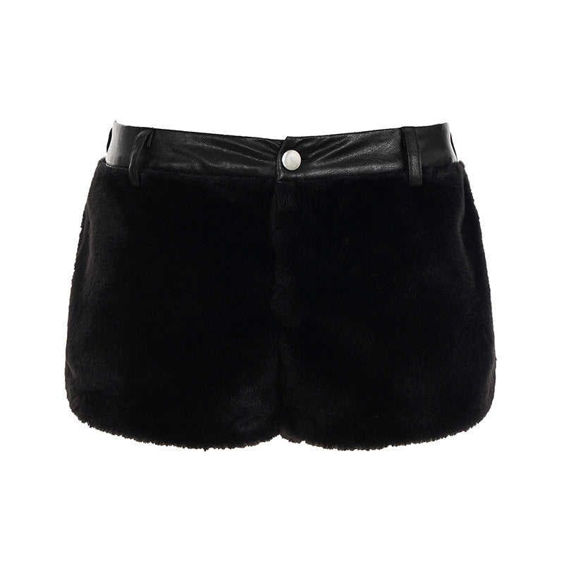 Bohemian Faux Fur Shorts Collection