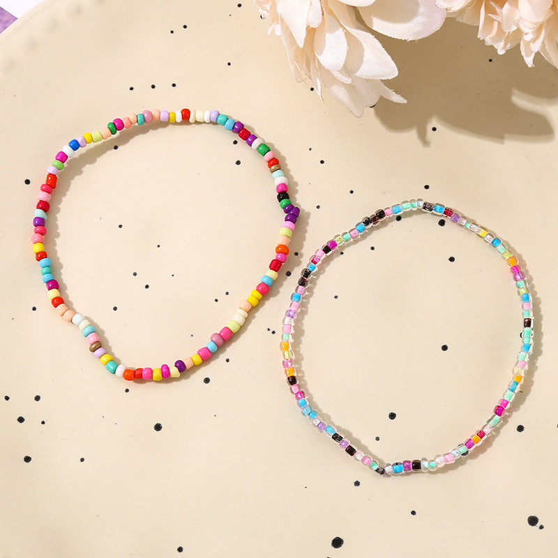 Boho Shell Starfish Beaded Multi-Layer Bracelet | Vacation Beach Unique Design Jewelry