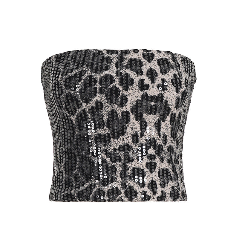 Sequin Animal Print Party Shorts & Mini Skirt Collection