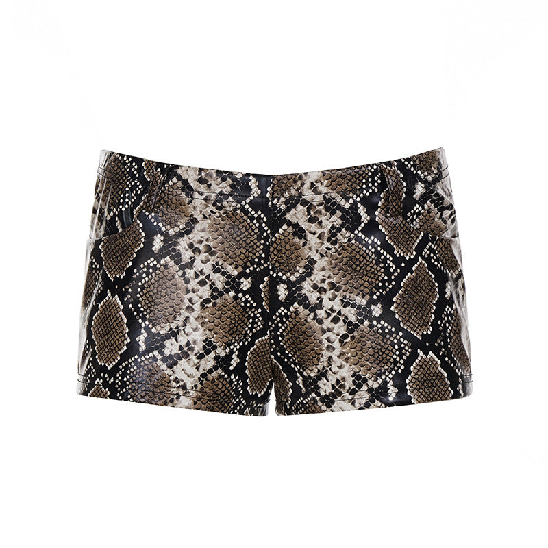 Sequin Animal Print Party Shorts & Mini Skirt Collection