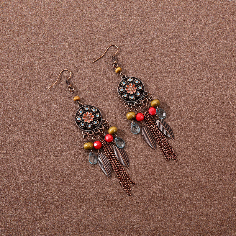 Boho Vintage Tassel Ethnic Style Earrings Collection | Niche Design Personalized Jewelry