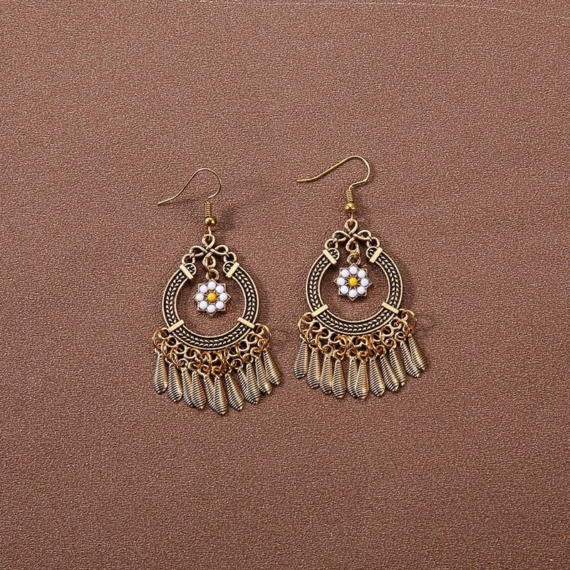 Boho Vintage Tassel Ethnic Style Earrings Collection | Niche Design Personalized Jewelry