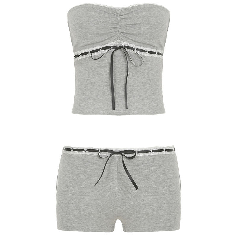 Boho Floral & Polka Dot Cami Loungewear Set Collection
