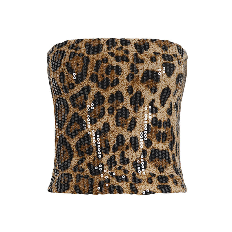 Sequin Animal Print Party Shorts & Mini Skirt Collection
