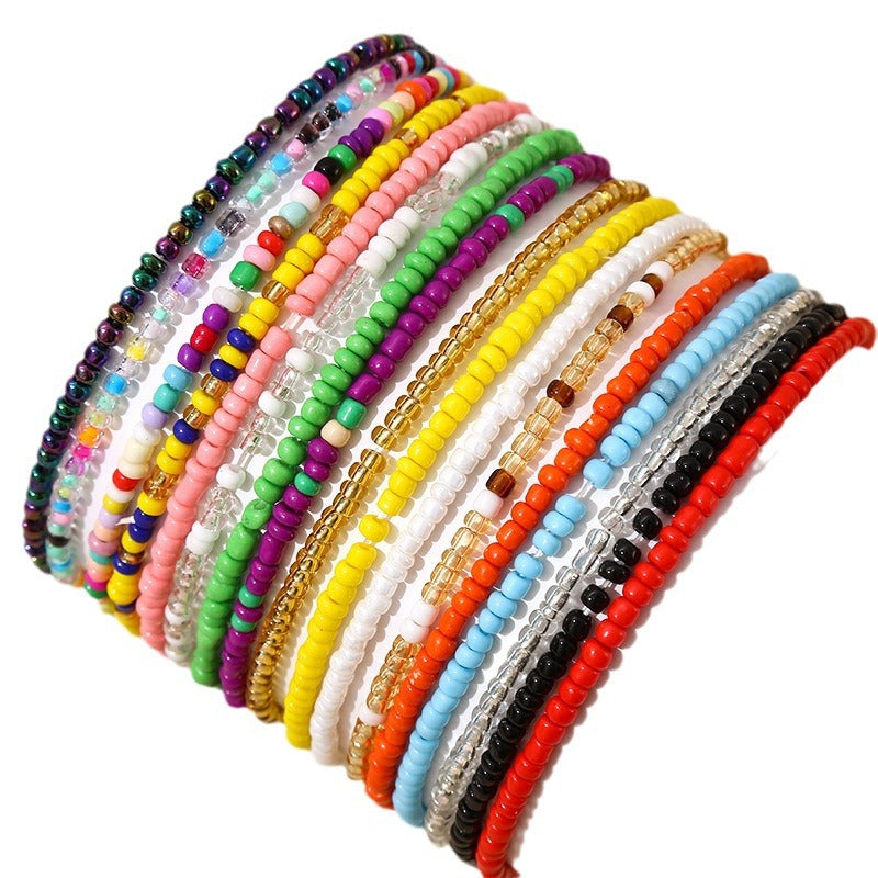 Boho Shell Starfish Beaded Multi-Layer Bracelet | Vacation Beach Unique Design Jewelry