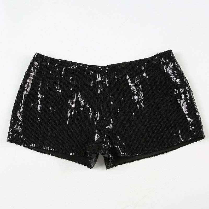 Sequin Animal Print Party Shorts & Mini Skirt Collection