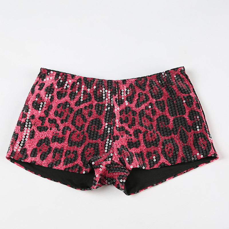 Sequin Animal Print Party Shorts & Mini Skirt Collection