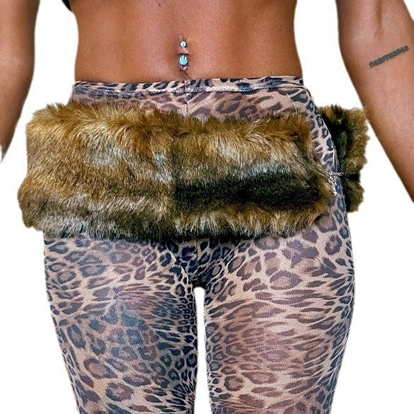 Boho Faux Fur & Leather Belt Collection