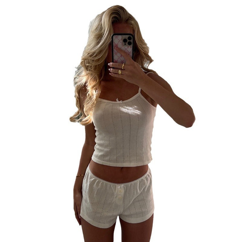 Boho Floral & Polka Dot Cami Loungewear Set Collection