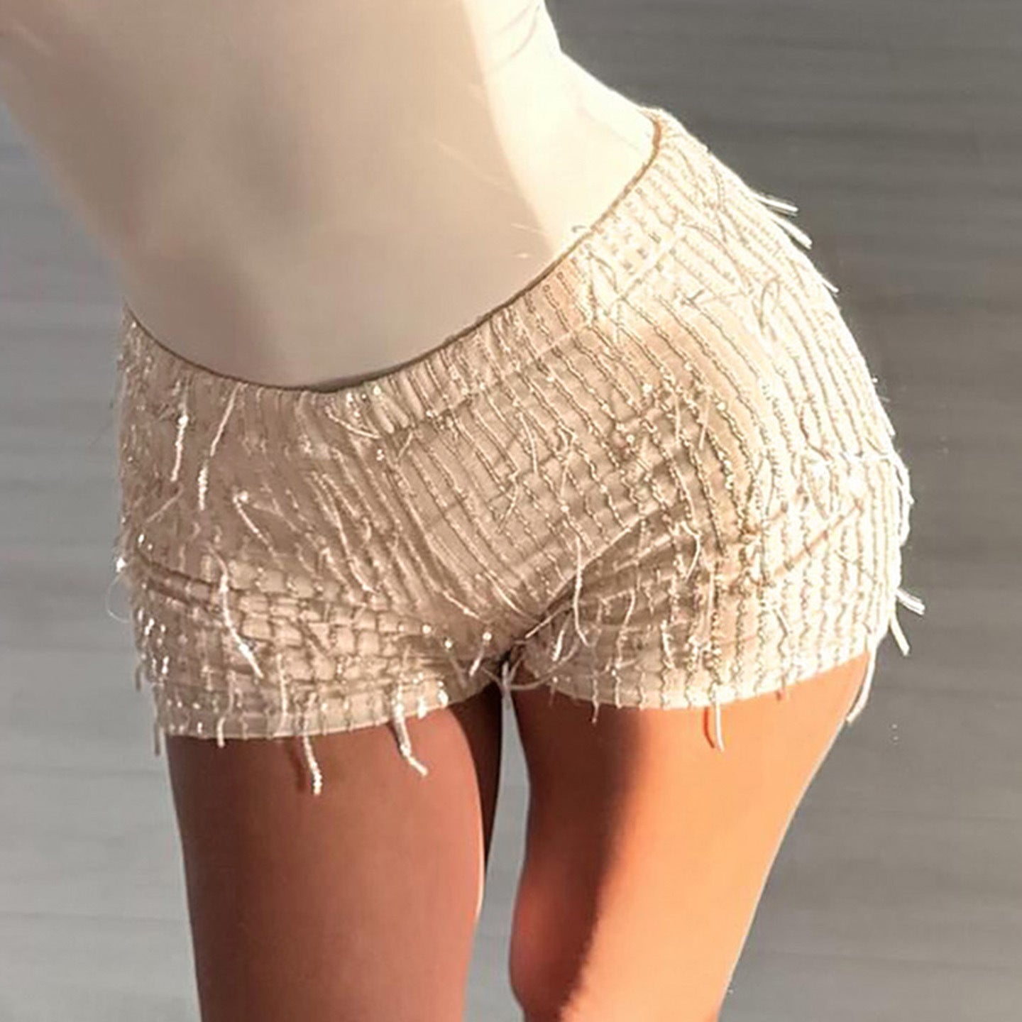 Sequin Animal Print Party Shorts & Mini Skirt Collection