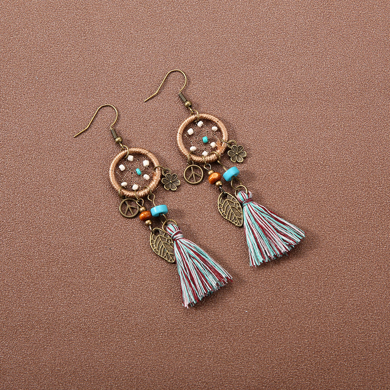 Boho Vintage Tassel Ethnic Style Earrings Collection | Niche Design Personalized Jewelry