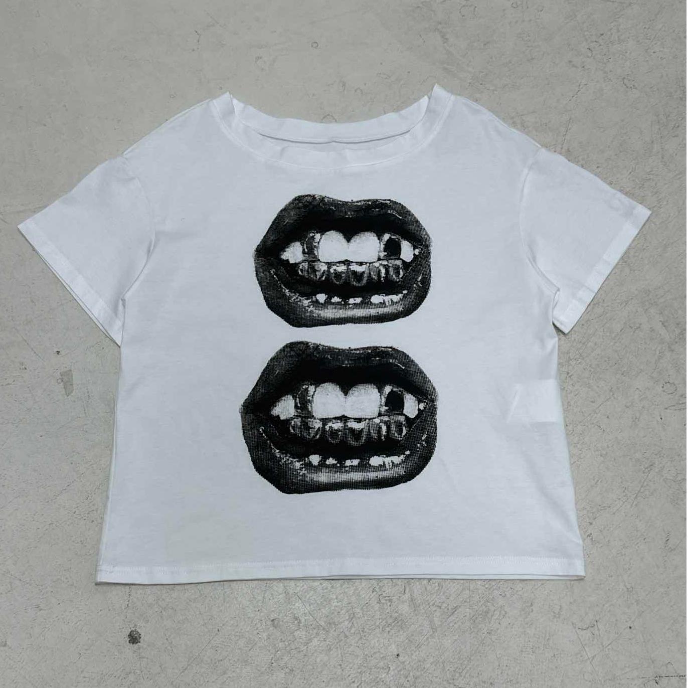 Bohemian Vintage Washed Graphic Print T-Shirt Collection