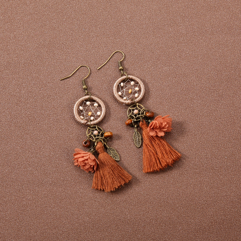 Boho Vintage Tassel Ethnic Style Earrings Collection | Niche Design Personalized Jewelry
