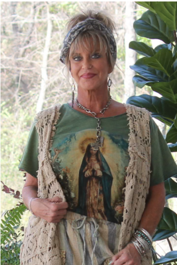 Jaded Gypsy Moon Dance Garden of devotion Tee