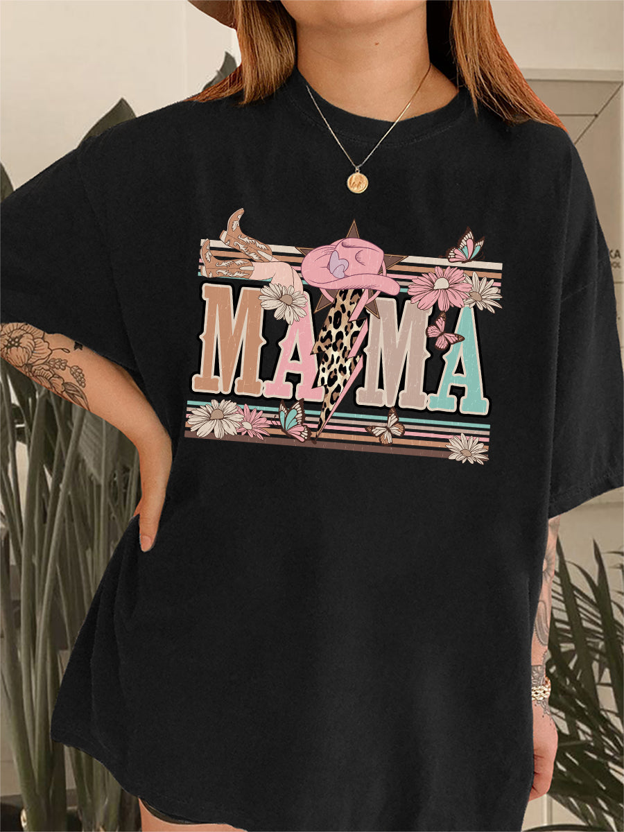 Vintage Cowboy Mama Tee