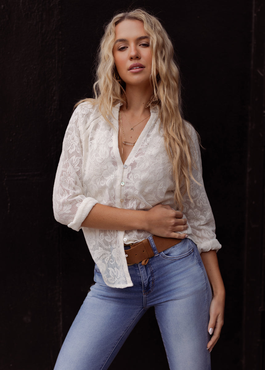Bora Top in Cream