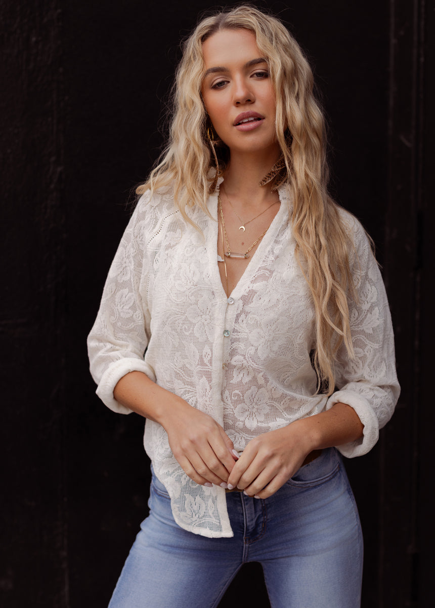 Bora Top in Cream