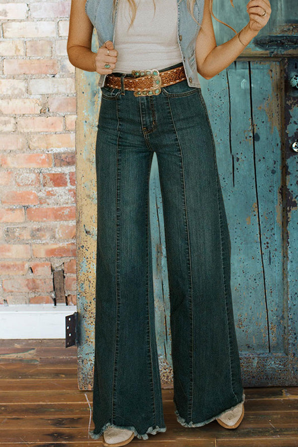 Western Straight Leg Jeans