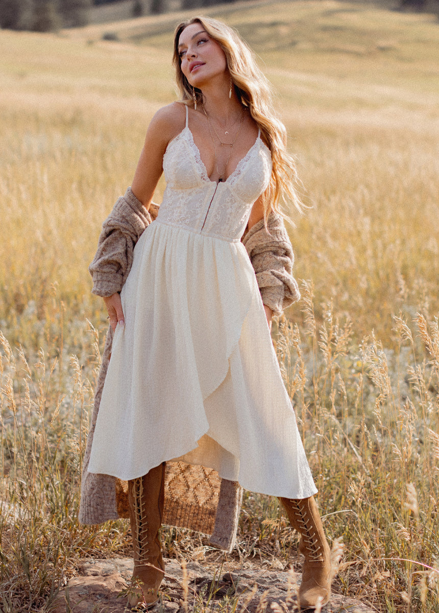 Cady Dress in Cream