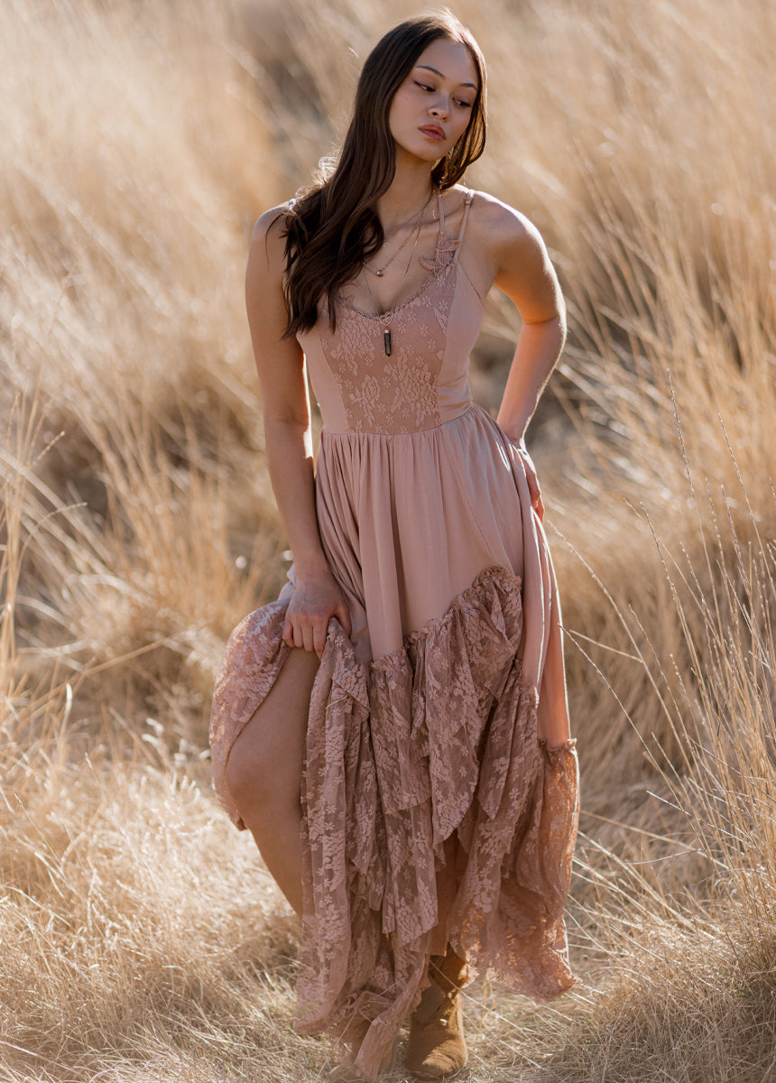 Christelle Dress In Desert Shell