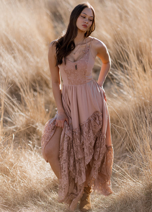 Christelle Dress In Desert Shell