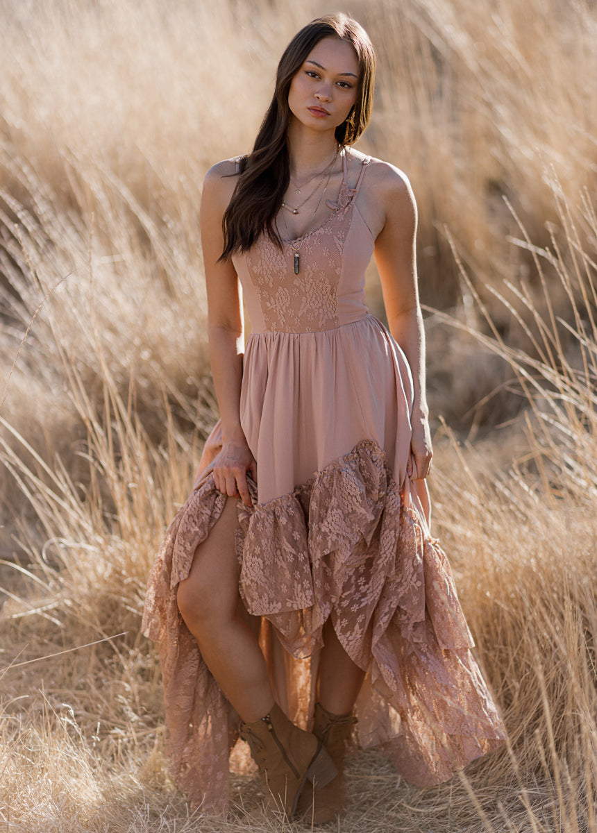 Christelle Dress In Desert Shell