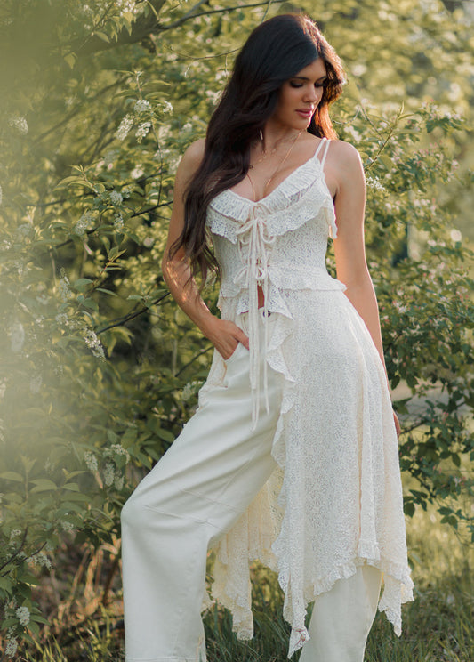 Cicley Top in Cream