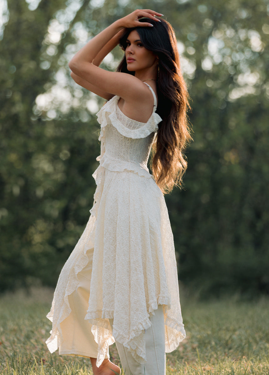 Cicley Top in Cream
