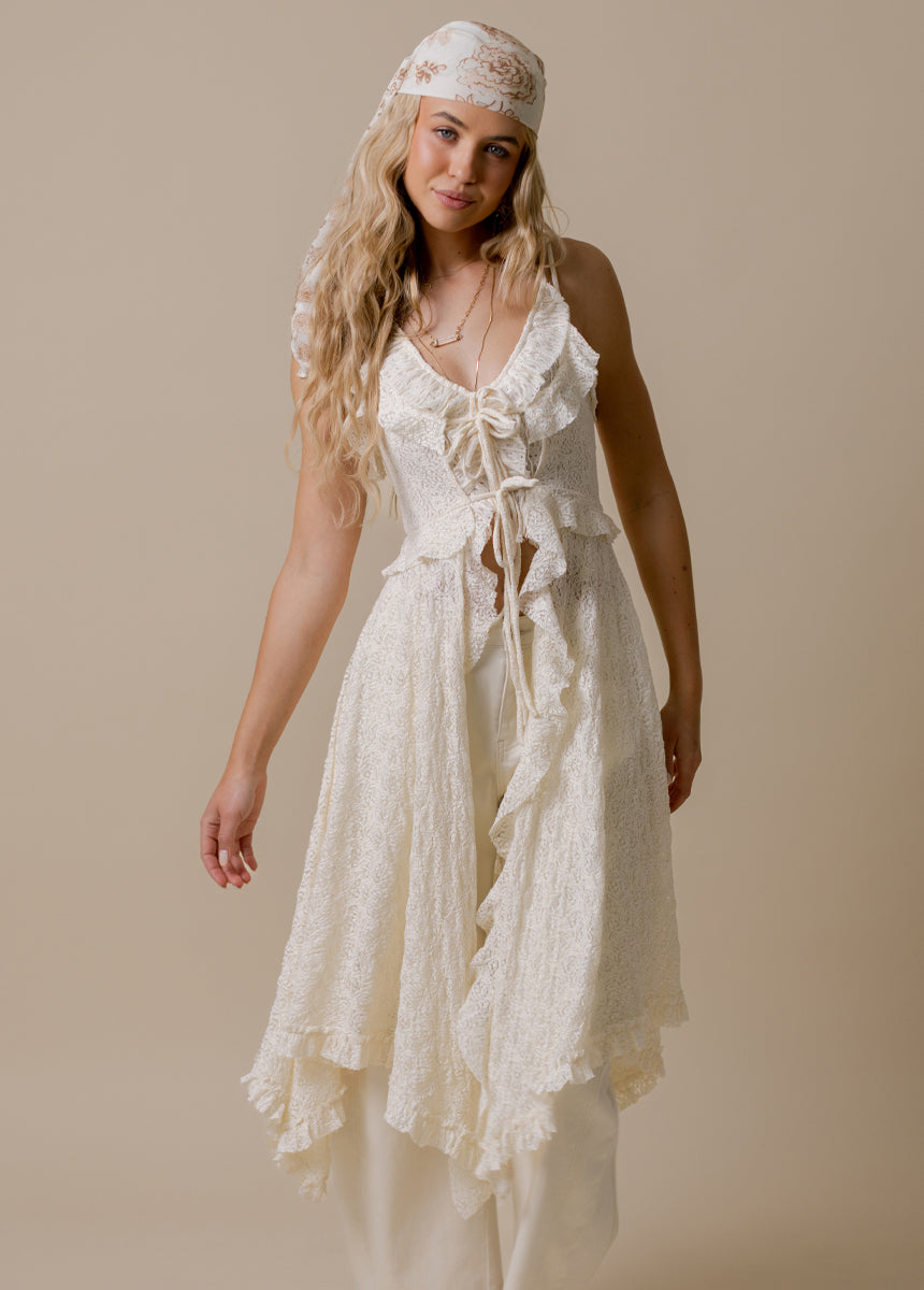 Cicley Top in Cream