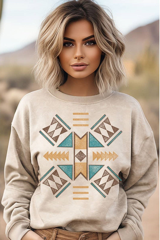 Aztec Minera lgraphic sweater shirts