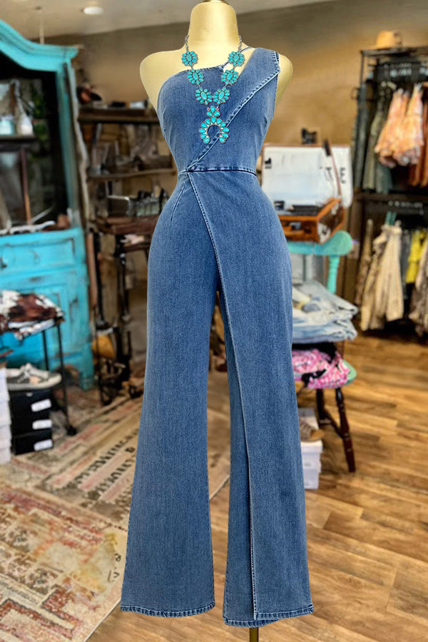 Sexy Hollow Shoulder Jumpsuit