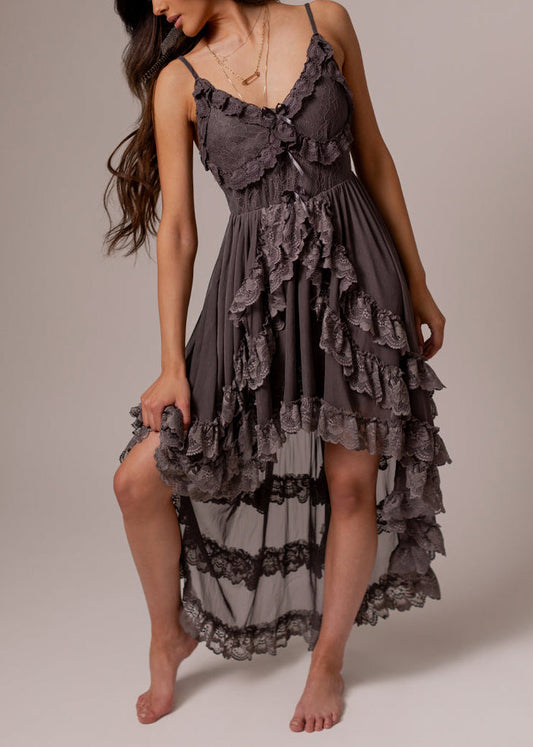 Dagala Dress in Charcoal