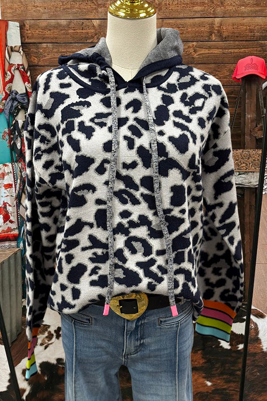 Trendy Sassy Leopard Hoodie