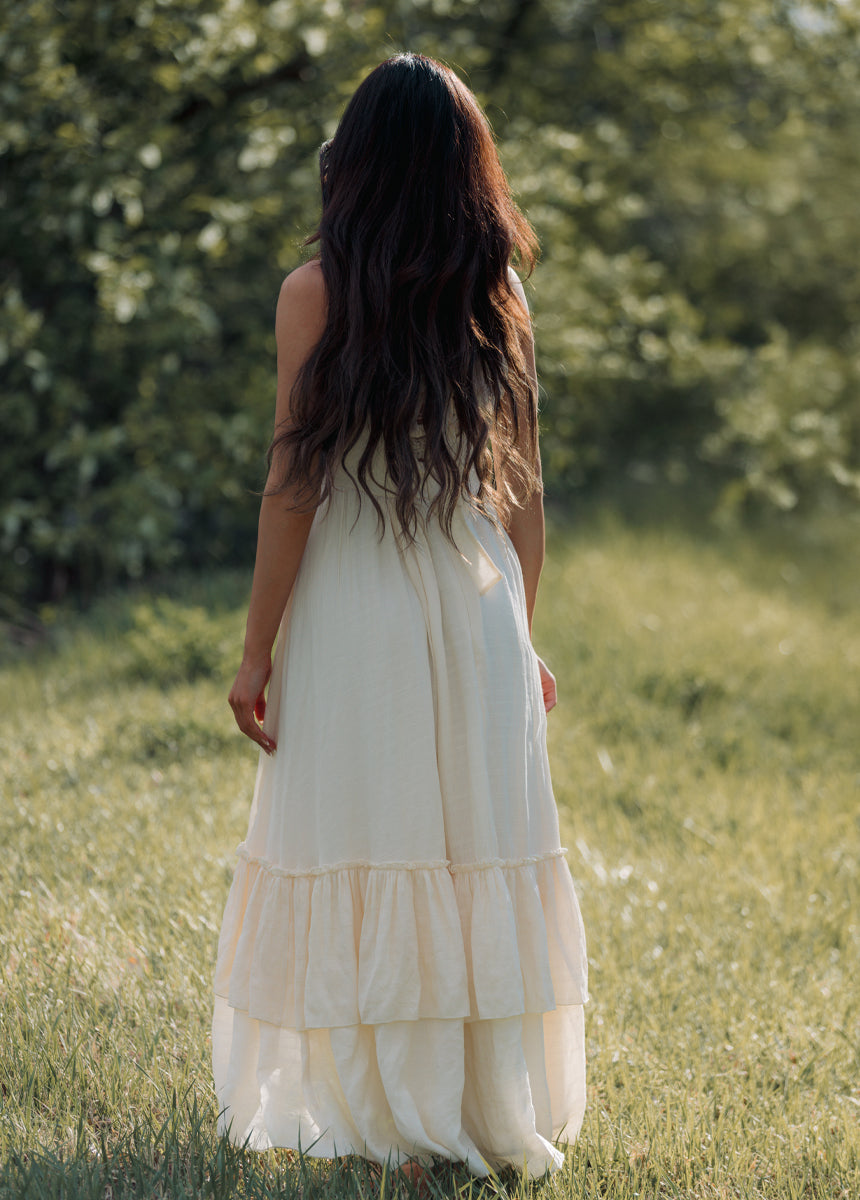 Everlie Dress in Cream
