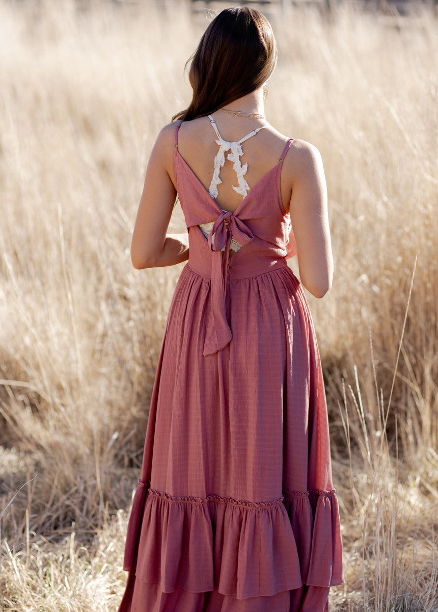 Everlie Dress in Clay