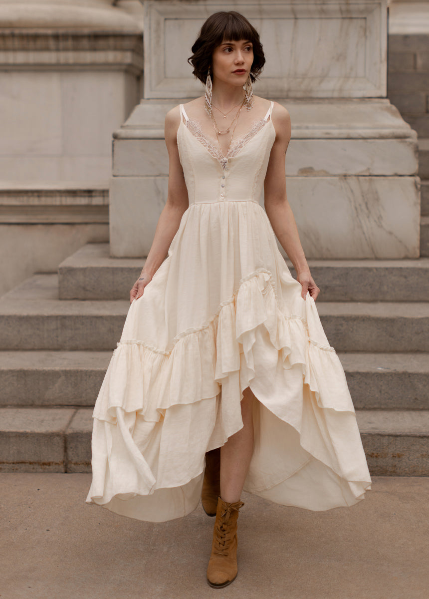 Everlie Dress in Cream