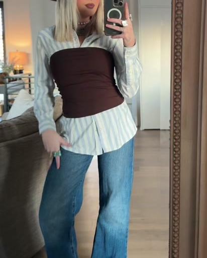 Classic Cowboy Striped Shirt