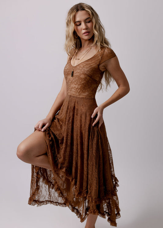 Fernilia Dress in Camel