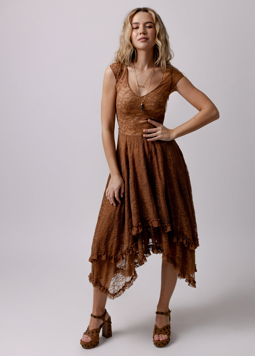 Fernilia Dress in Camel