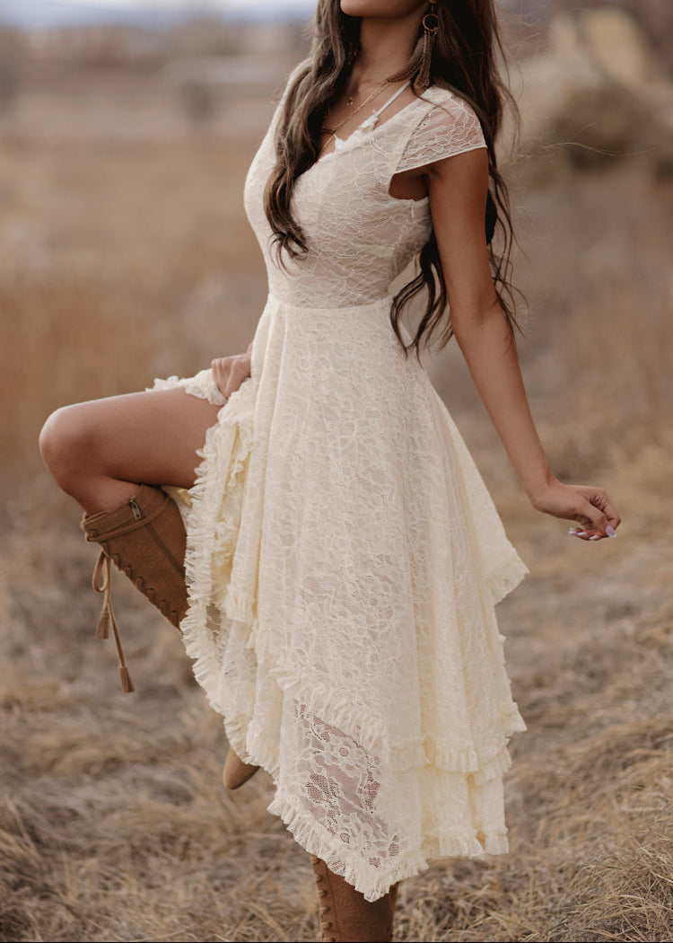 Fernilia Dress in Ecru