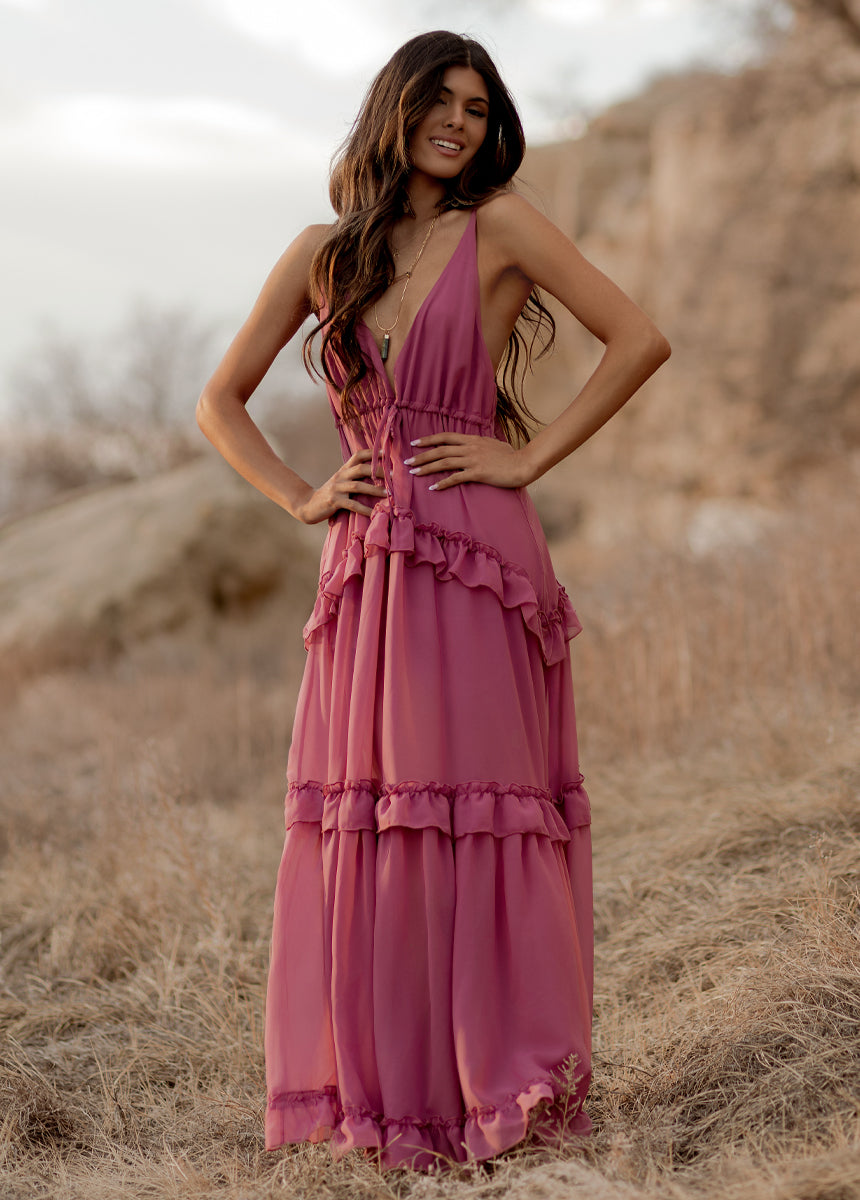 Hadleigh Dress in Orchid