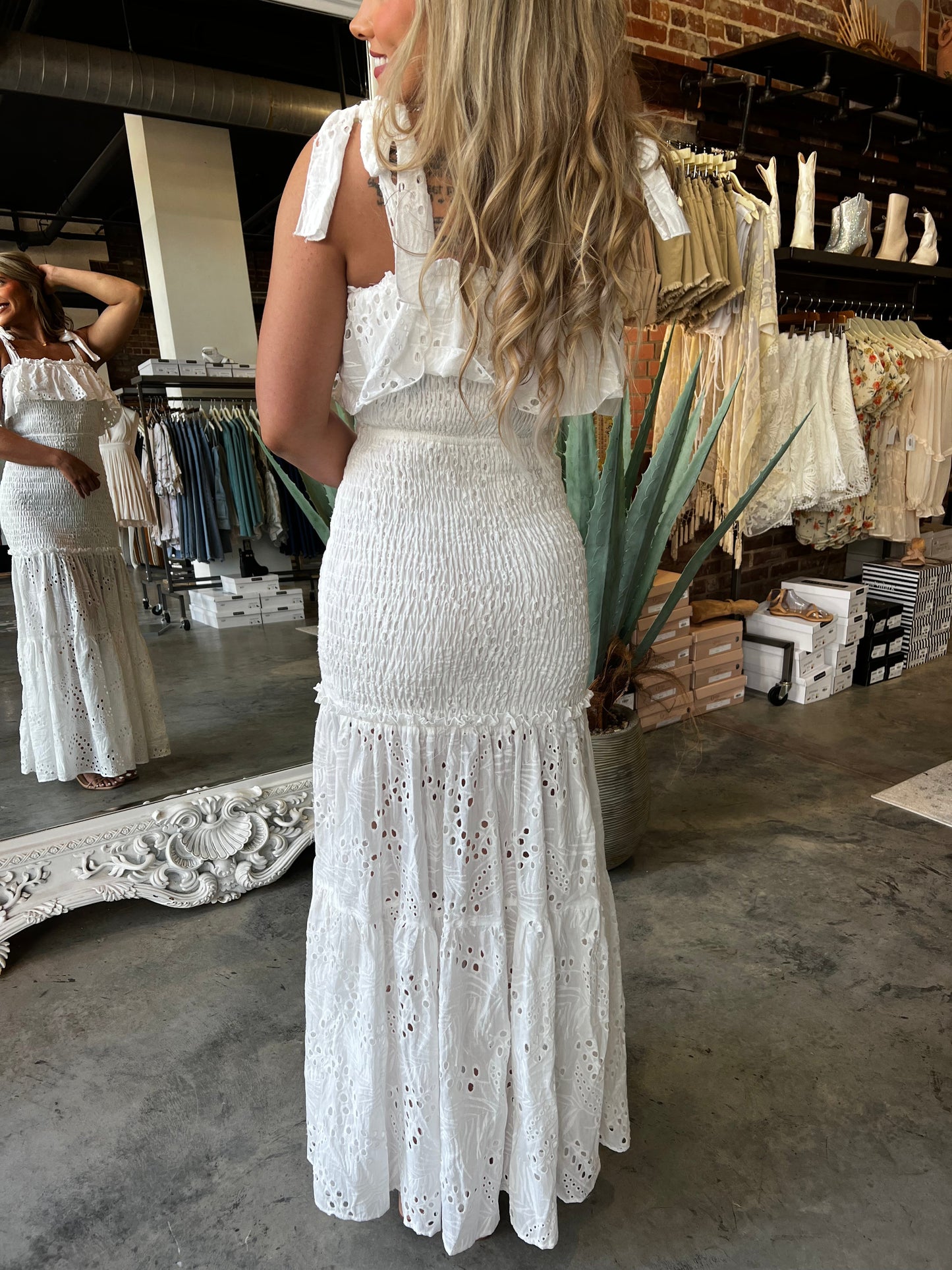 Skye Smocked Maxi Dress