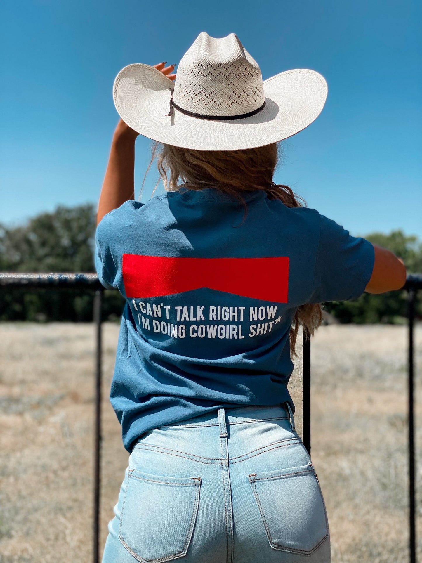 Doing Cowgirl Sh*t Indigo Tee